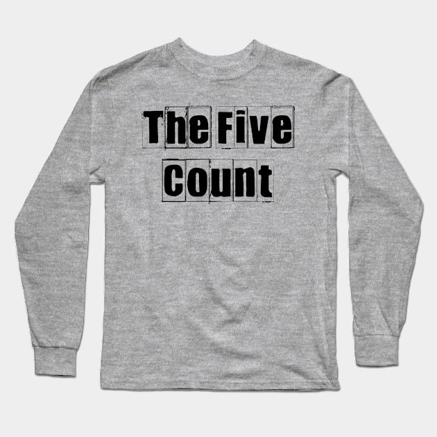 The Five Count - Vintage Black Logo Long Sleeve T-Shirt by thefivecount